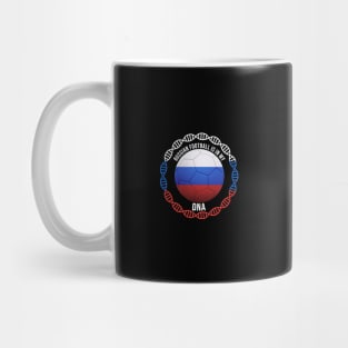 Russian Football Is In My DNA - Gift for Russian With Roots From Russia Mug